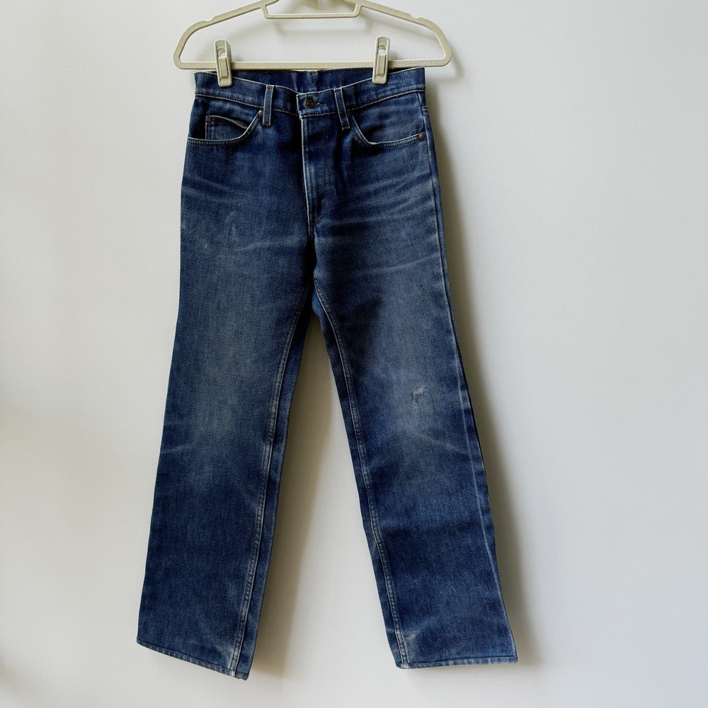 Vintage Levi's Orange Tab 517 Fully Lined with Red Fleece 70s W30 L34
